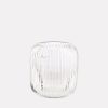 Bolia Una Vase grooved clear