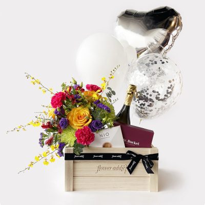 Celebration Hamper with Balloons Medium