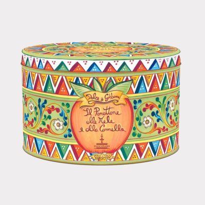 DOLCE & GABBANA Panettone Candied Apples and Cinnamon Tin (1kg)