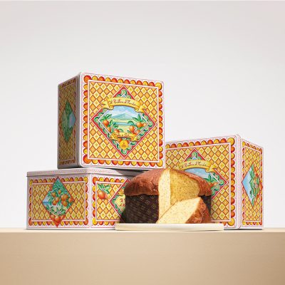 DOLCE & GABBANA Sicilian Candied Mandarins Tin and Panettone