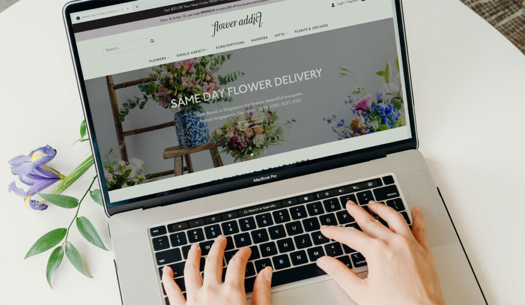 Ordering Flowers Online
