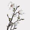 Magnolia Branch Large White Artificial Faux Flowers