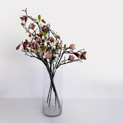 Magnolia Bud Branch Artificial Faux Flowers