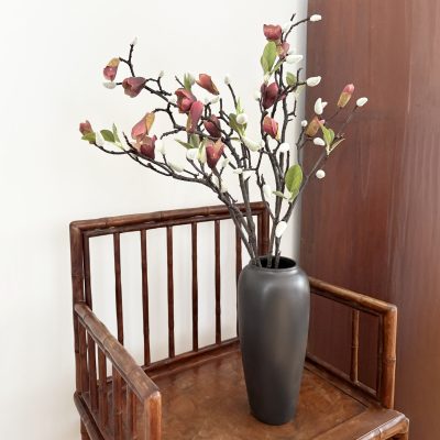 Magnolia Bud Branch Artificial Faux Flowers