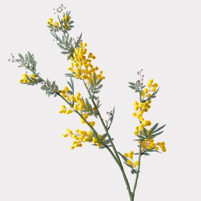 Mimosa Spray Artificial Faux Flowers