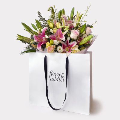 Mother's Day Mother's Delight Bouquet Wrapped in Bag