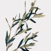 Olive Branch Artificial Faux Flowers