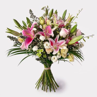 Pink Lily Bouquet Mother's Delight