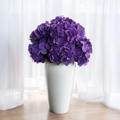 Purple Hydrangeas Single Variety Stems