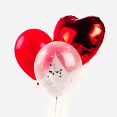 Red Birthday Balloon Set
