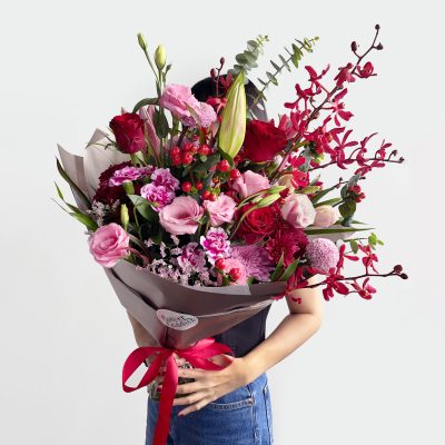 Red Velvet Valentine's Day Rose Bouquet