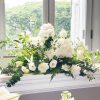 White Wedding Side Display Decor
